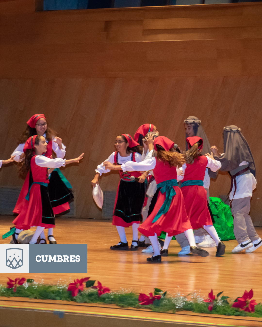 Alumnas de cumbres Veracruz en pastorela