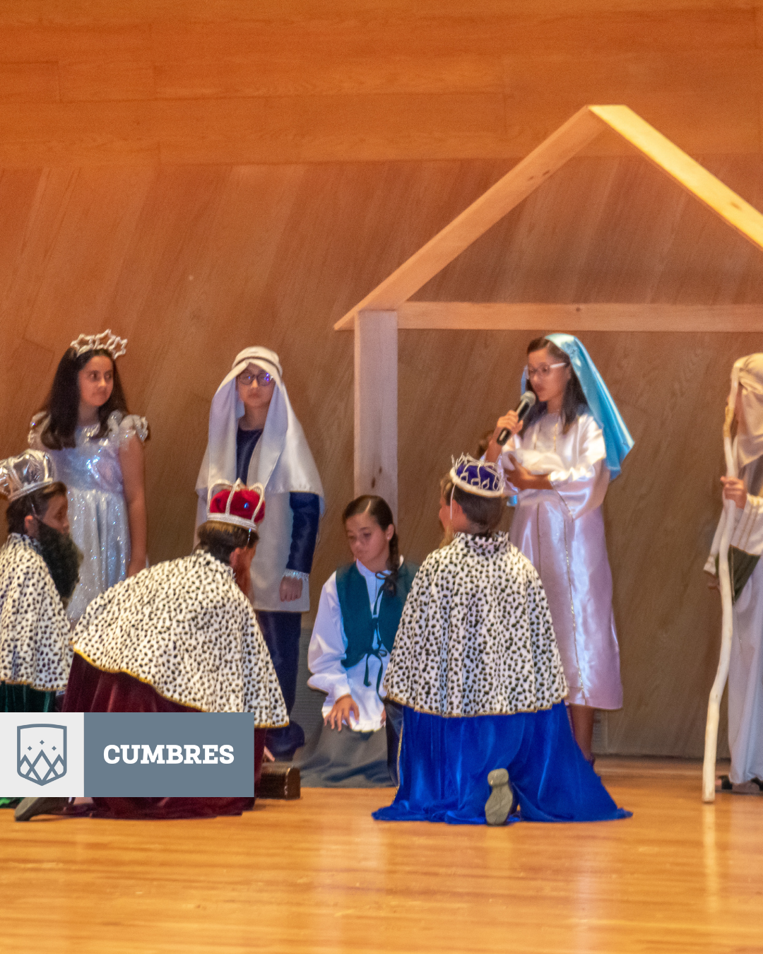 Alumnos de primaria Cumbres Veracruz en Pastorela