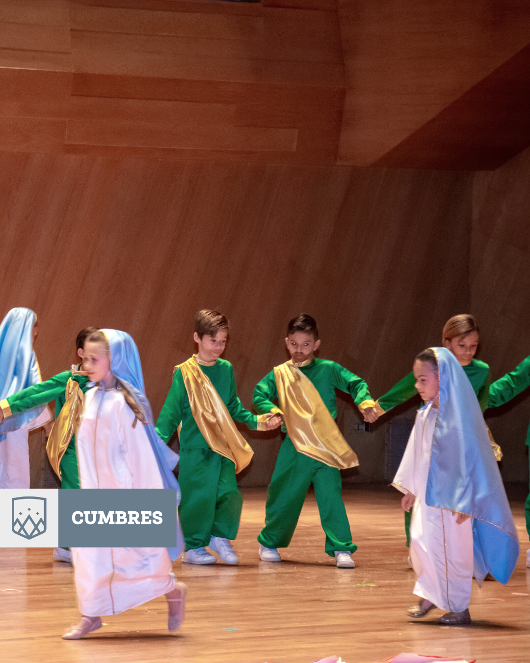 Alumnos de primaria en pastorela de Cumbres Veracruz